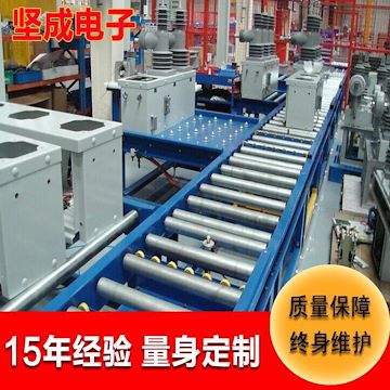 深圳流水线 坚成电子无动力滚筒流水线BLN20不锈钢链板滚筒生产线